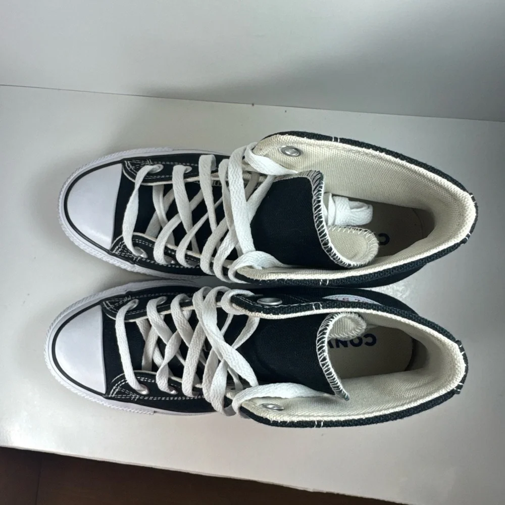 Converse Chuck Taylor All Star Wedge Platform Sneakers Women’s Size 8.5 - Picture 6 of 12